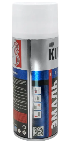 Эмаль аэрозольная для бытовой техники KUDO (белый) 520 мл, KU-1311