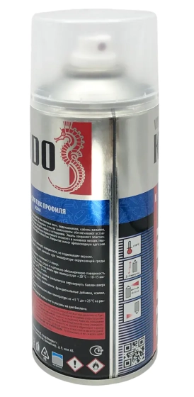 Эмаль аэрозольная для ПВХ профиля KUDO (белый) 520 мл, KU-6101