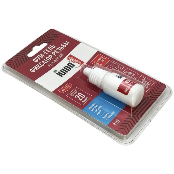 Фум-гель (фиксатор резьбы) неразъемный KUDO KU-H212