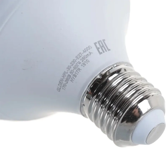 Лампа светодиодная General Lighting 30Вт Е27 6500К холодный белый свет 660005