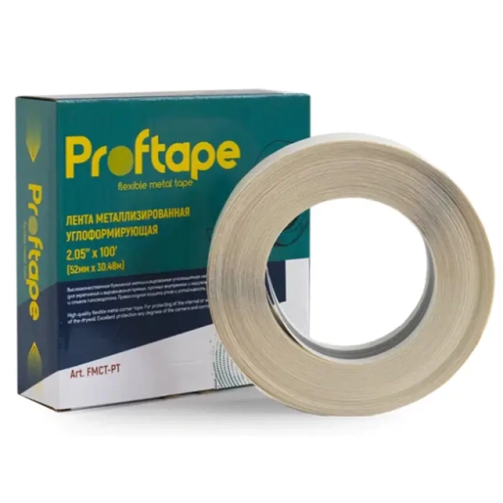 Лента бумажная углоформ. металлизир. LUCKY FMCT-PT 52 мм х 30,48 м