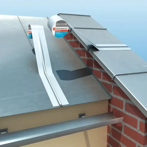 Лента самоклеящаяся герметизирующая Технониколь Nicoband серебристая 7,5 см х 3 м