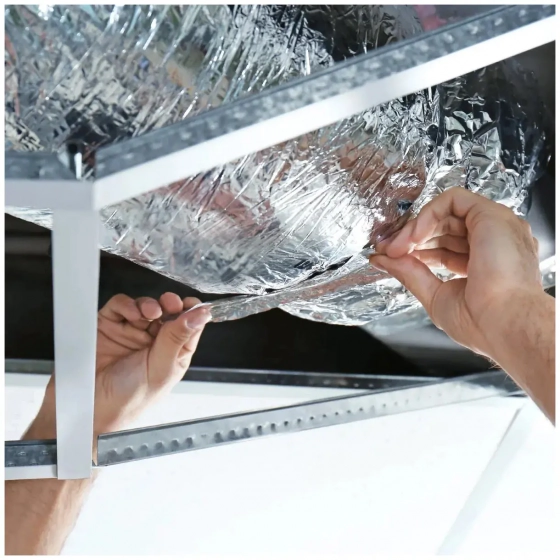 Лента алюминиевая клейкая STARTUL PROFI ST9037-50-50 50 мм х 50 м