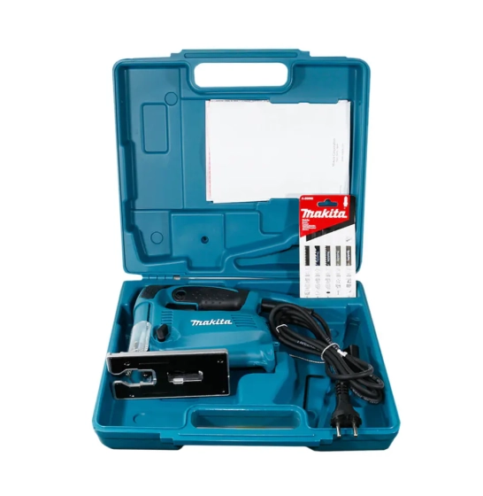 Электролобзик Makita 4329KX1 с набором пилок в кейсе