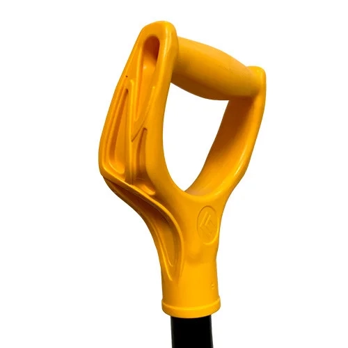 Лопата для уборки снега Профи 555х410 мм (желтая)