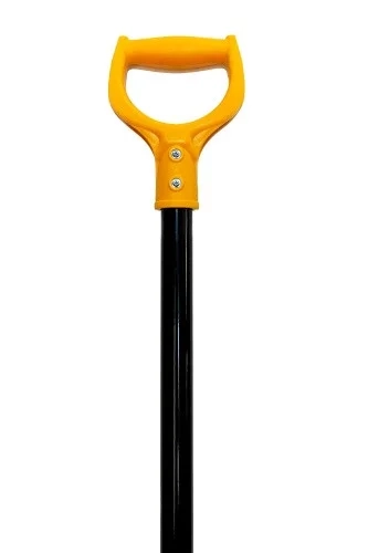 Лопата для уборки снега Санта 420х400 мм (желтая)