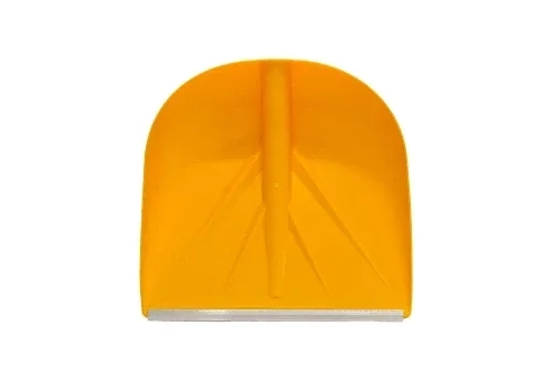 Лопата для уборки снега Санта 420х400 мм (желтая)