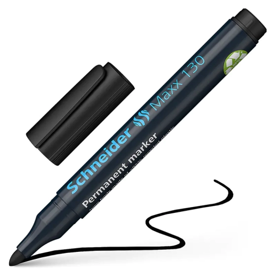 Маркер строительный перманентный Schneider Maxx 130 (черный)