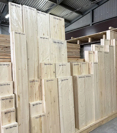 Мебельный щит 18х250х800 мм сорт АВ