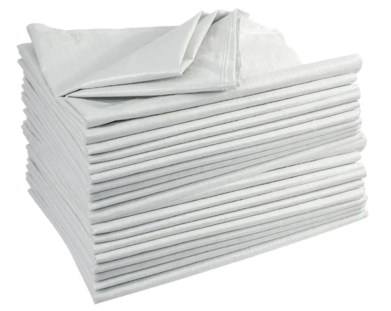 Мешки для мусора белые 55х106 см, держат до 50 кг