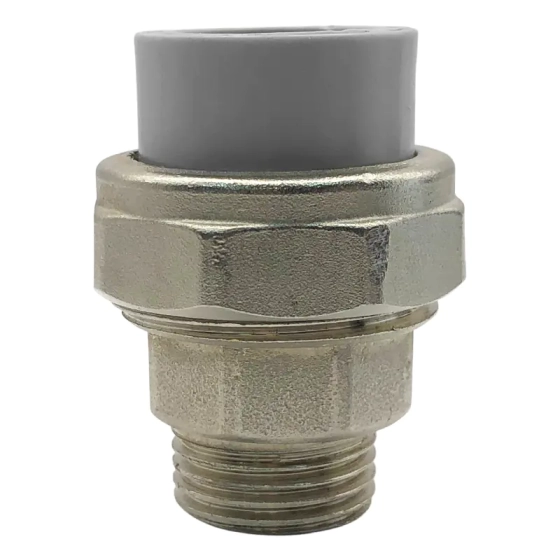 Муфта комб. с разб. соединением наружная резьба 20х1/2" FIRAT ПП