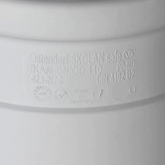 Муфта насадная для бесшумной канализации 110 мм Ostendorf Skolan