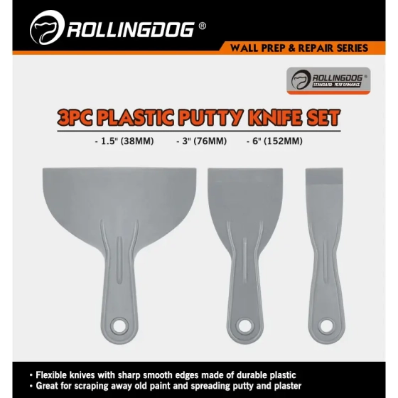 Набор пластиковых шпателей Rollingdog Standard (50310G)