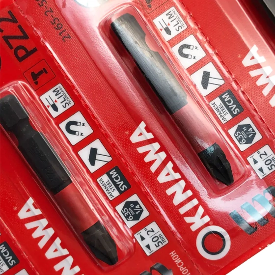 Бита для шуруповерта PZ2 x 50 мм Okinawa (2165-2-50)