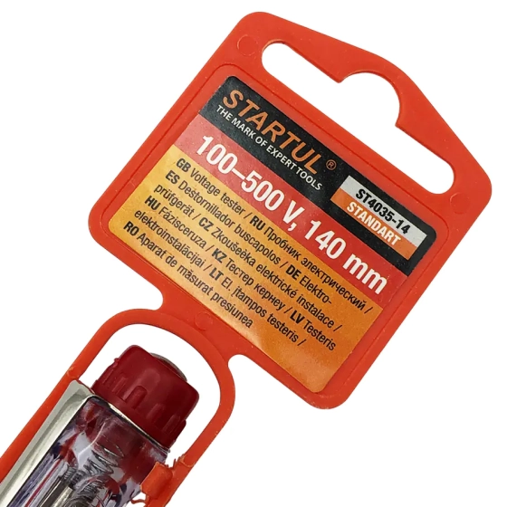Отвертка индикаторная 100-500В 140 мм