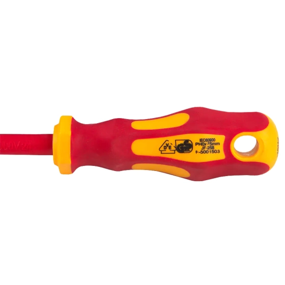 Отвертка диэлектрическая PH0x75 General 1000V (901007)