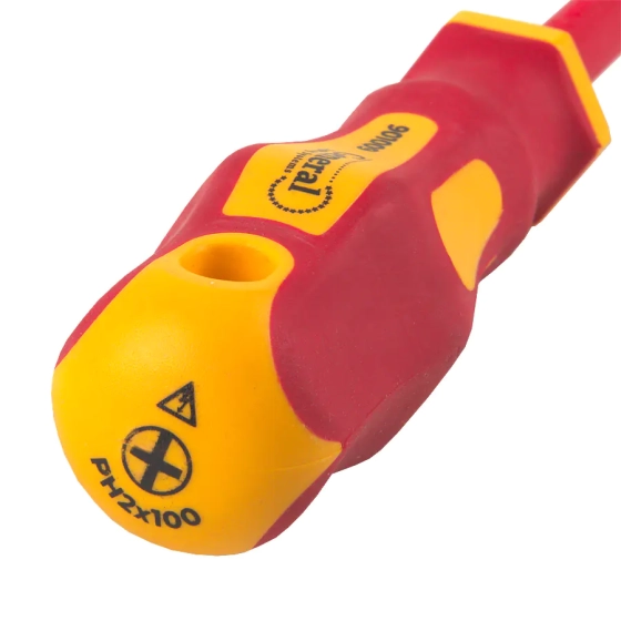 Отвертка диэлектрическая PH2x100 General 1000V (901009)