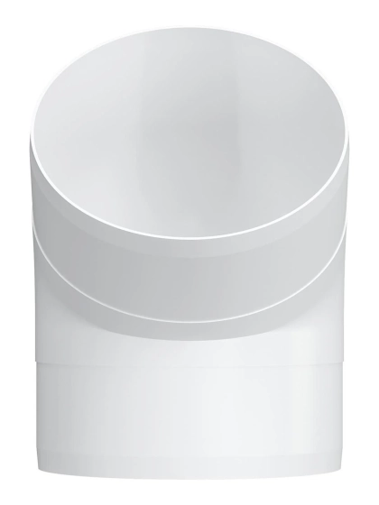 Колено 45º для круглых воздуховодов 100 мм 10ККП45