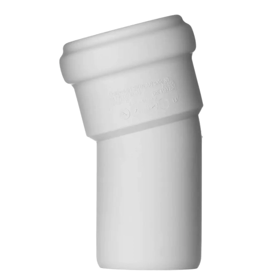 Отвод для бесшумной канализации 15º (58 мм) Ostendorf Skolan