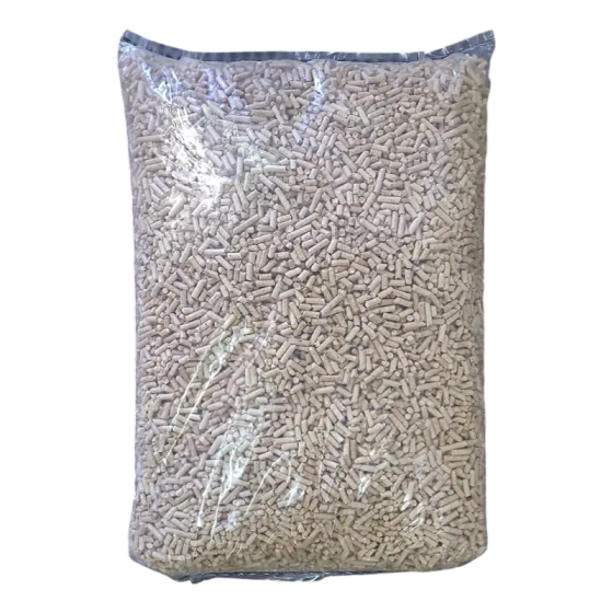 Древесные гранулы (пеллеты) серые, 15 кг