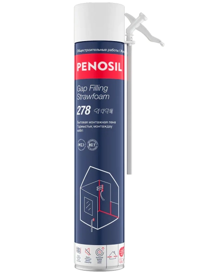 Пена монтажная всесезонная PENOSIL Foam All Season с трубочкой 650 мл
