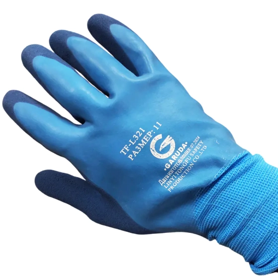 Перчатки утепленные с обливом размер 11