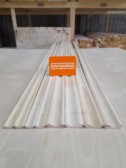 Плинтус напольный без фаски 55х12х2500 мм сорт А