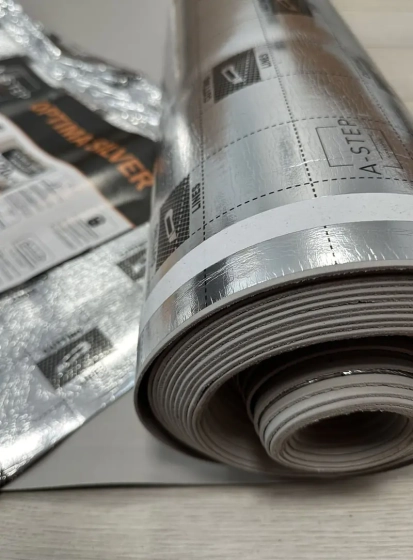 Подложка A-step Optima Silver 2 мм 1х15 м