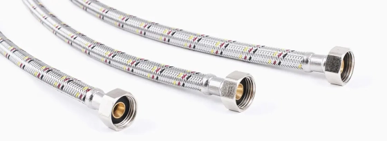 Гибкая подводка для воды Fliflex с угловым подключением F1/2-FС1/2 1 м FLIESSER 48013100