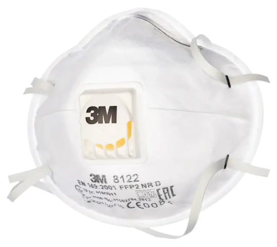 Респиратор 3М 8122 FFP2 (до 12 ПДК) формованный с клапаном 10 шт