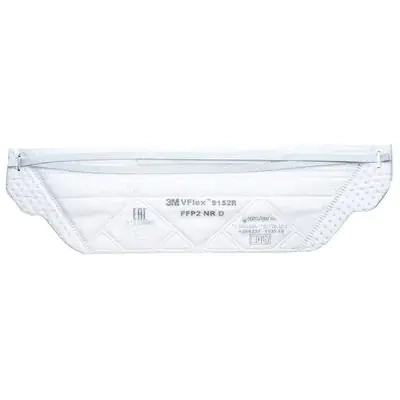 Респиратор 3М 9152R Vflex FFP2 (до 12 ПДК) складной без клапана 25 шт
