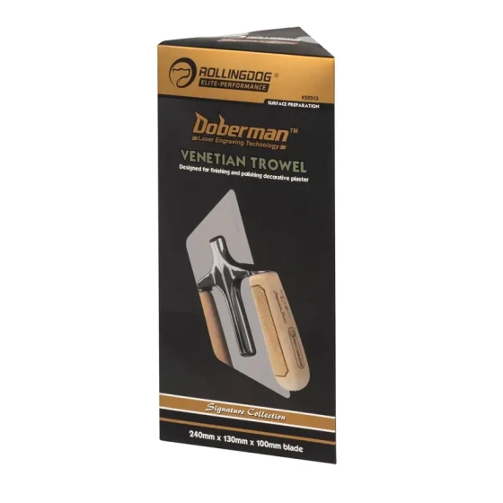 Кельма венецианская трапециевидная 240х130х100 мм Rollingdog Doberman (50513)