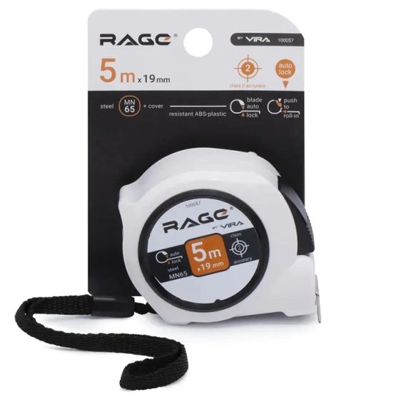 Рулетка измерительная 5 м х 19 мм VIRA 100057