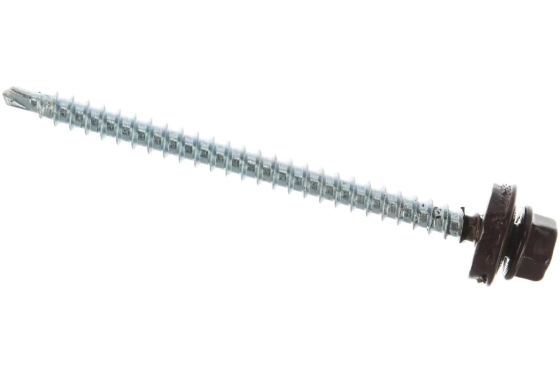 Саморез кровельный DAXMER 4,8х70 мм RAL 8017 Шоколадно-коричневый 100 шт