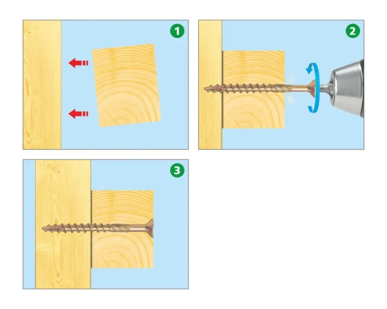 Саморез конструкционный 8х120 ЕКТ 1 шт