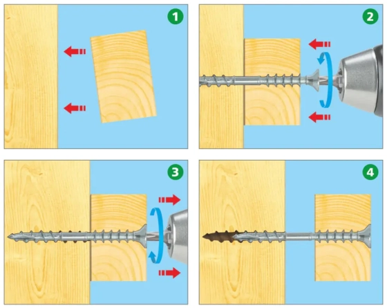 Саморез дистанционный 6х100 ЕКТ 20 шт
