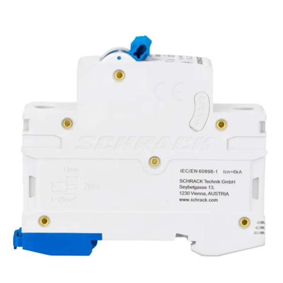 Автоматический выключатель SCHRACK AM 6kA 1P 16А тип С