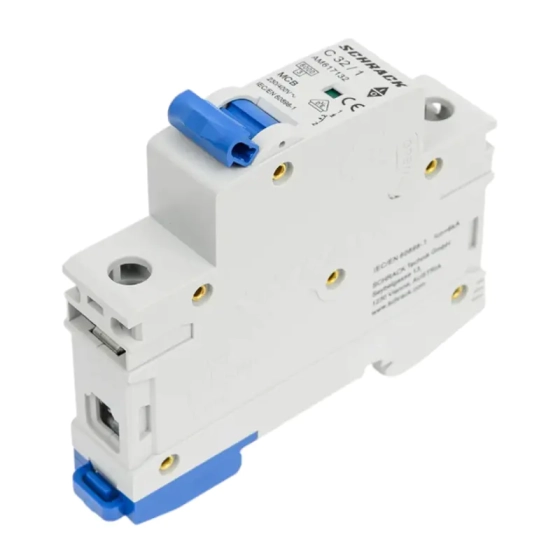 Автоматический выключатель SCHRACK AM 6kA 1P 32А тип С