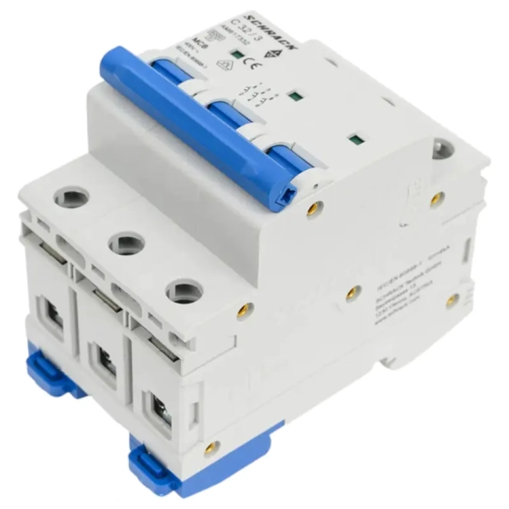 Автоматический выключатель SCHRACK AM 6kA 3P 32А тип С