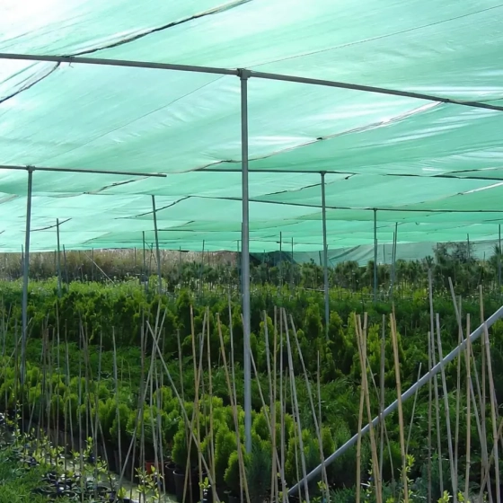 Сетка фасадная затеняющая KRONEX 35%, 3х50 м (STK-0901)