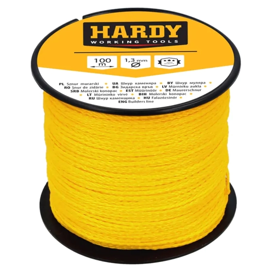 Шнур каменщика 1,3x100 м Hardy 0720-361016