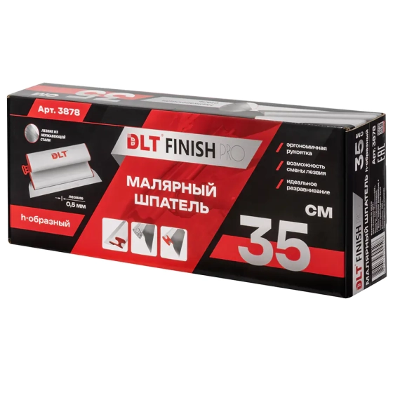 Шпатель малярный 35 см DLT Finish PRO (3878)