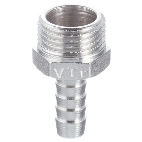 Штуцер Valtec для шланга 1/2" нар. х 10 мм