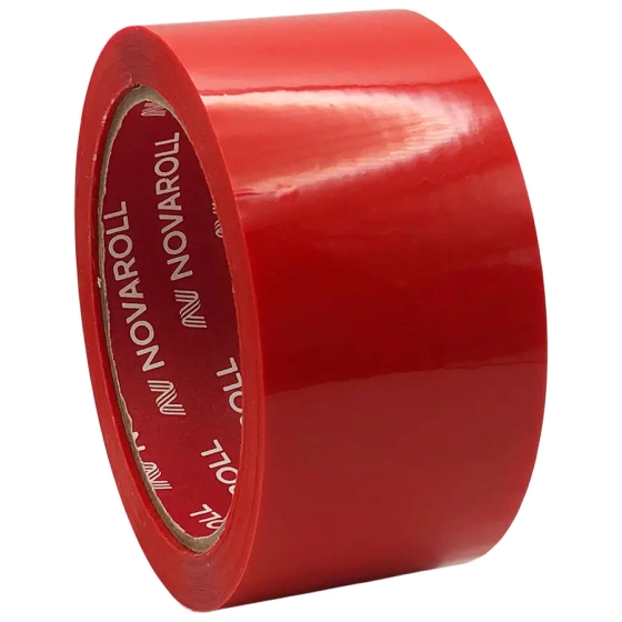 Скотч упаковочный 48 мм х 66 м (красный)