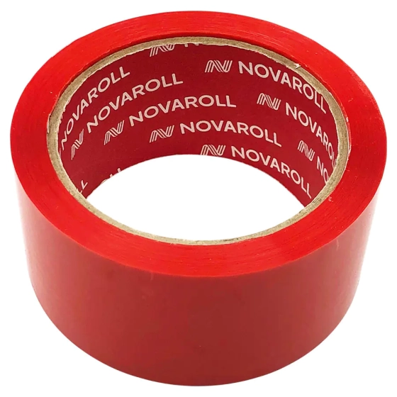 Скотч упаковочный 48 мм х 66 м (красный)