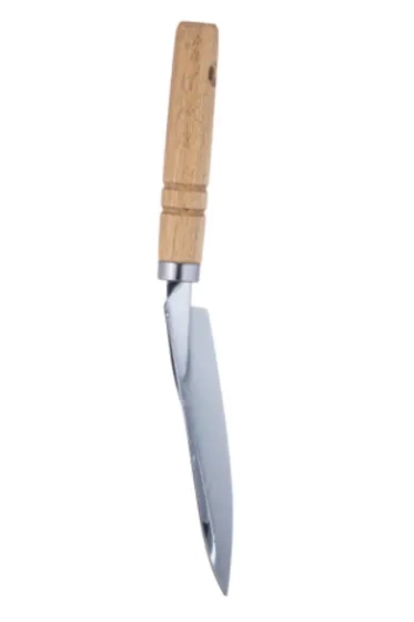 Совок садовый узкий с деревянной ручкой 0532-2