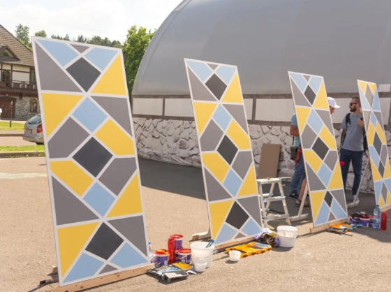 Лента малярная STORCH Linierband 9 мм х 50 м (сиреневая) 493309