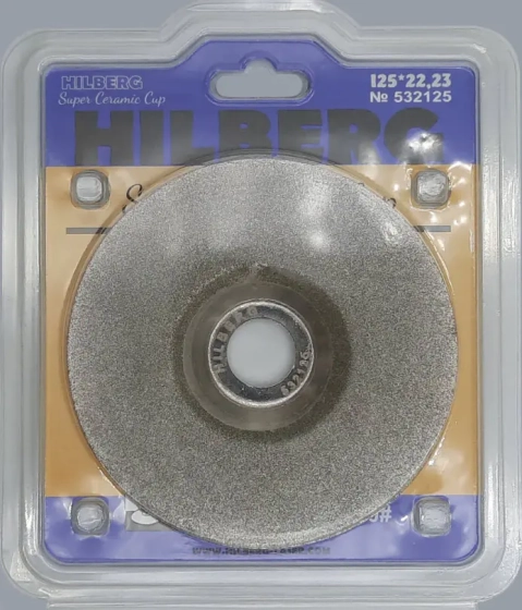 Алмазная чашка 125 х 22 мм для керамики Hilberg Super Ceramic Cup