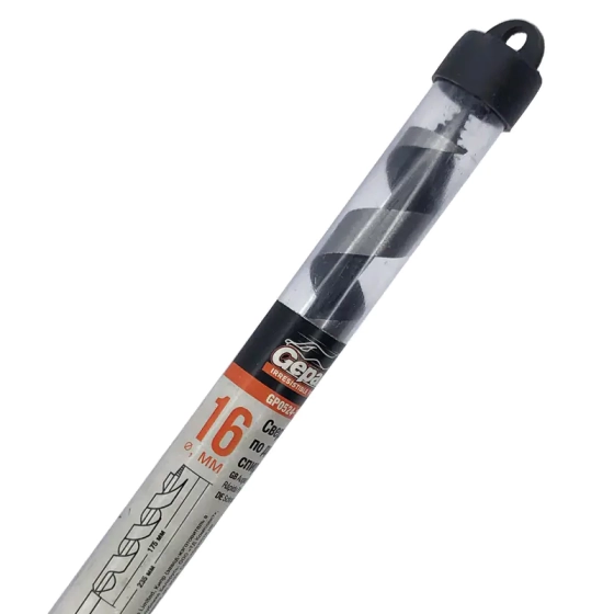 Сверло по дереву спиральное Gepard 16х175х235 мм