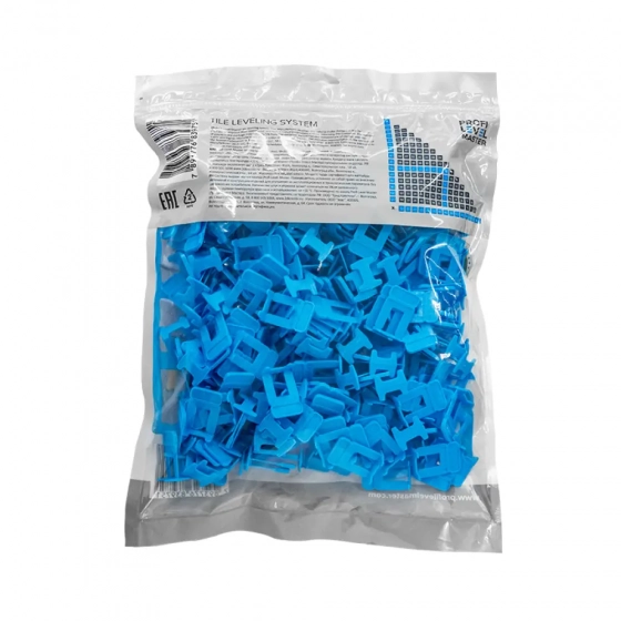 Зажим Profi Level Master LONG 1 мм СВП 300 шт синий